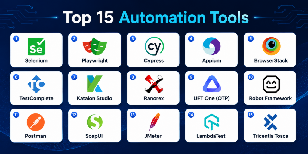 Best QA testing Tools